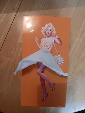 Novelty Tissue Box with Pin Up Blonde Girl